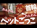 首輪でペットごっこ🐈ねこ