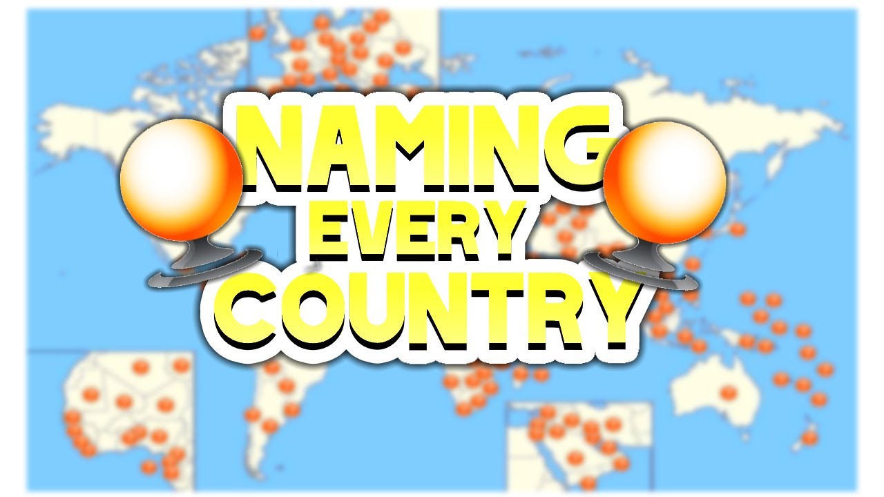 (UNCUT) Naming all of the Countries of the World Sporcle Quiz YouTube