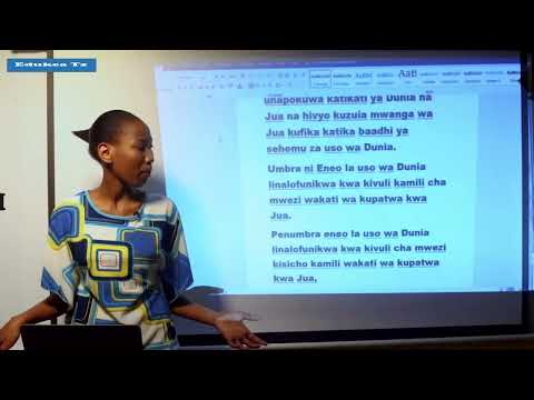 MAARIFA YA JAMII DARASA LA VI MFUMO WA JUA