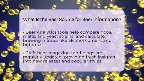 What Is the Best Source for Beer Information? - The Pint Guy