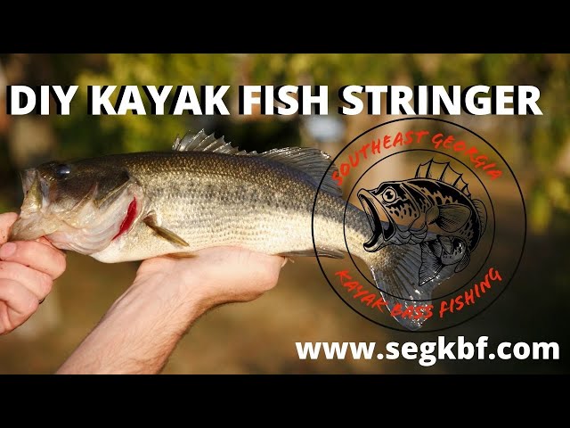 DIY Kayak Fish Stringer  Kayak fishing diy, Kayak fishing, Kayak bass  fishing