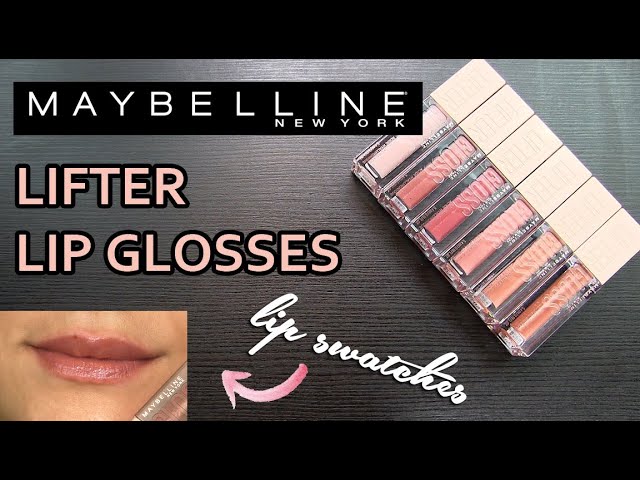 *NEW* Maybelline LIFTER LIP GLOSSES: Lip Swatches & Review