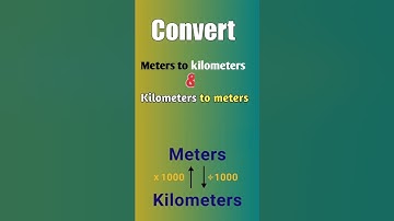 Convert meters to kilometers & kilometers to meters.#excel #convert #technomondal