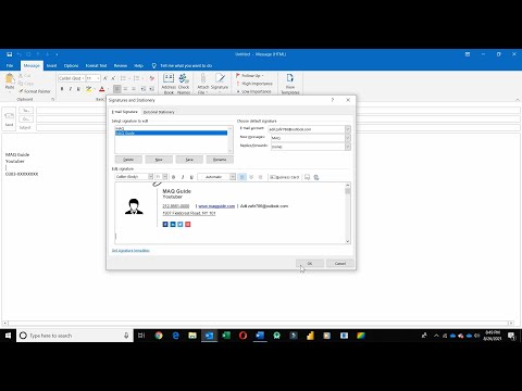 Office 365 email signature for all users | Outlook 2016
