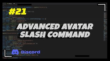 #21 Advanced Avatar Slash Command | Discord.js v13 Series