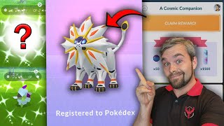 How to get Solgaleo & Lunala! Cosmic Companion Research Completed! (Pokémon GO)