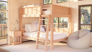 Easy DIY: Make A Bunk Bed From Scratch! Build Tutorial