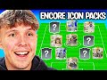 11 encore icon packs decide my team