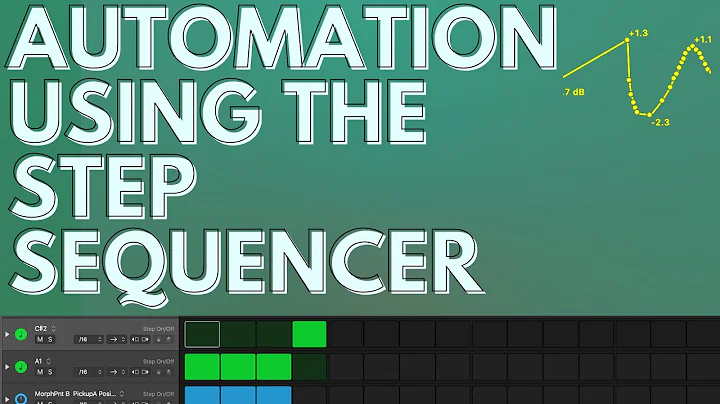 "Streamline Your Workflow: How to Use Step Sequencer to Automate Audio and MIDI Tracks in Logic Pro"
