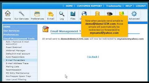 How to setup email forwarding (redirects) in cPanel