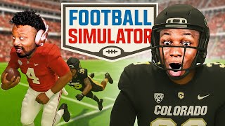 COULD THIS FOOTBALL GAME BE BETTER THAN COLLEGE FOOTBALL 25?! | FOOTBALL SIMULATOR