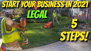 How to start a LEGAL business