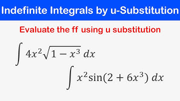 🔶44 - Onbepaalde integralen door U-substitutie