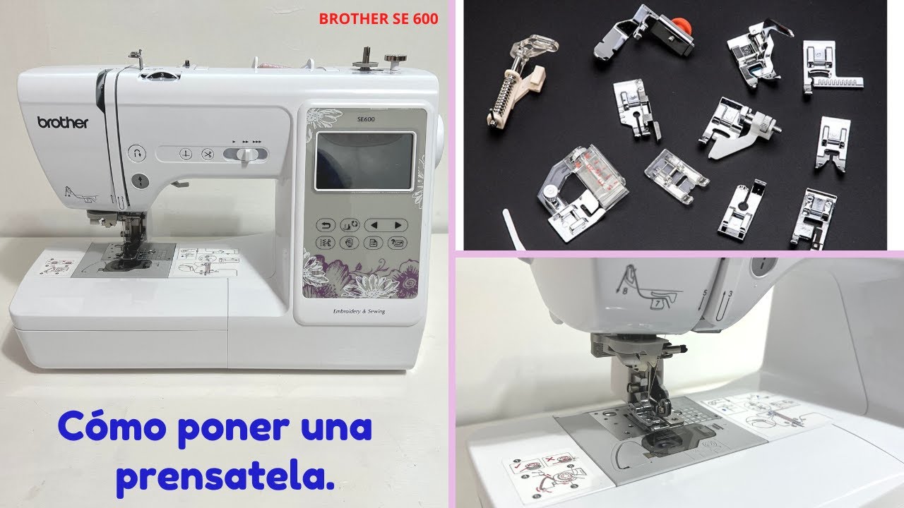 Máquina de coser Brother SE600, para costura y bordado