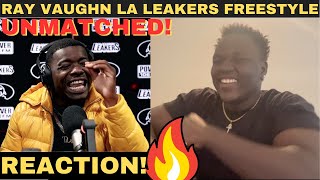 TOO HYPE!! Ray Vaughn L.A. Leakers Freestyle REACTION