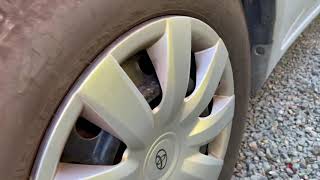 Checking tire air pressure and adding air not to exceed 40 psi