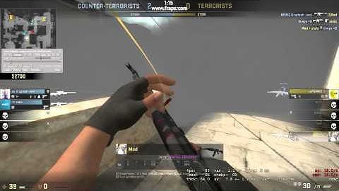 CS:GO competitive flash kill
