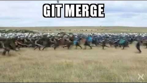Funny git merge