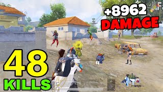 8962 DAMAGE - NEW DAMAGE RECORD in SEASON 18? | 48 KILLS vs SQUADS | PUBG Mobile