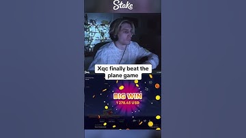 XQC Finally beat the plane game!  #bigwin #gambling #stake