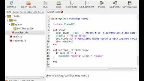Build a Ruby GUI in 10 minutes!