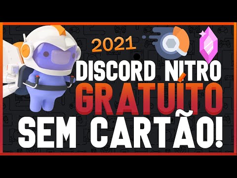 DISCORD NITRO DE GRAÇA SEM CARTÃO, NOVO MÉTODO EPIC GAMES 2021