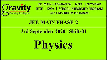 JEE Main Solution 2020 | 3 September - Shift 1 | Physics | Question 4 to 9 | Gravity