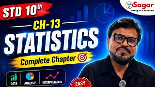 STD 10 Maths Chapter 13 Statistics Part 1 | Explained Easy Method | Sagar Group of Education