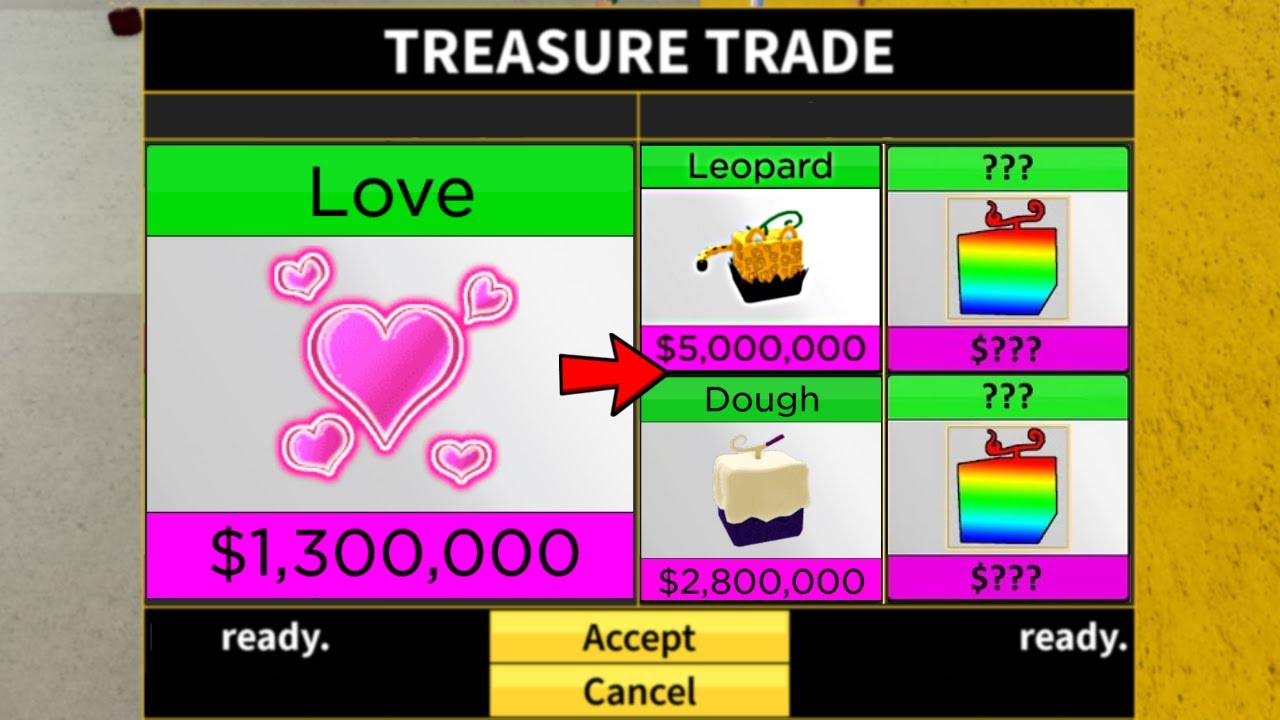 What is love worth in blox fruits?