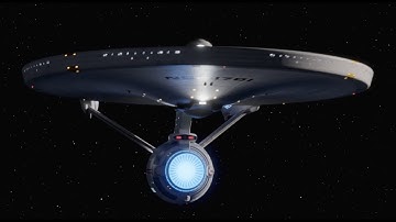 TNG style Star Trek Intro with the NCC-1701 Refit