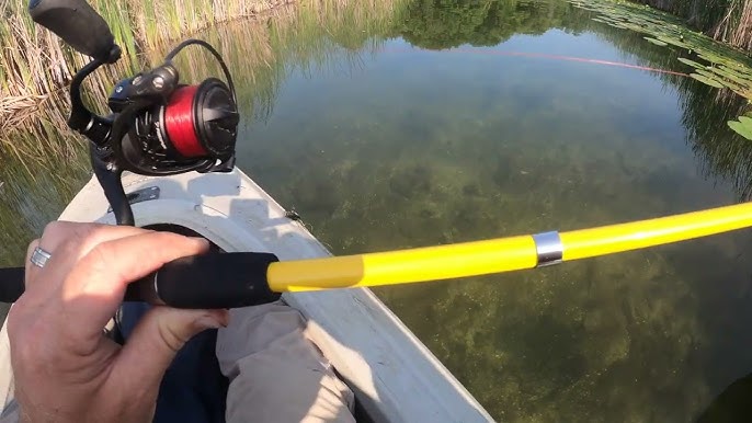 Can this telescopic rod and reel hold up to redfish? (Eagle claw pack-it!)  