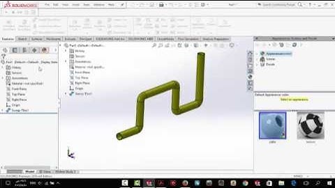SolidWorks tutorial 3D Pipe