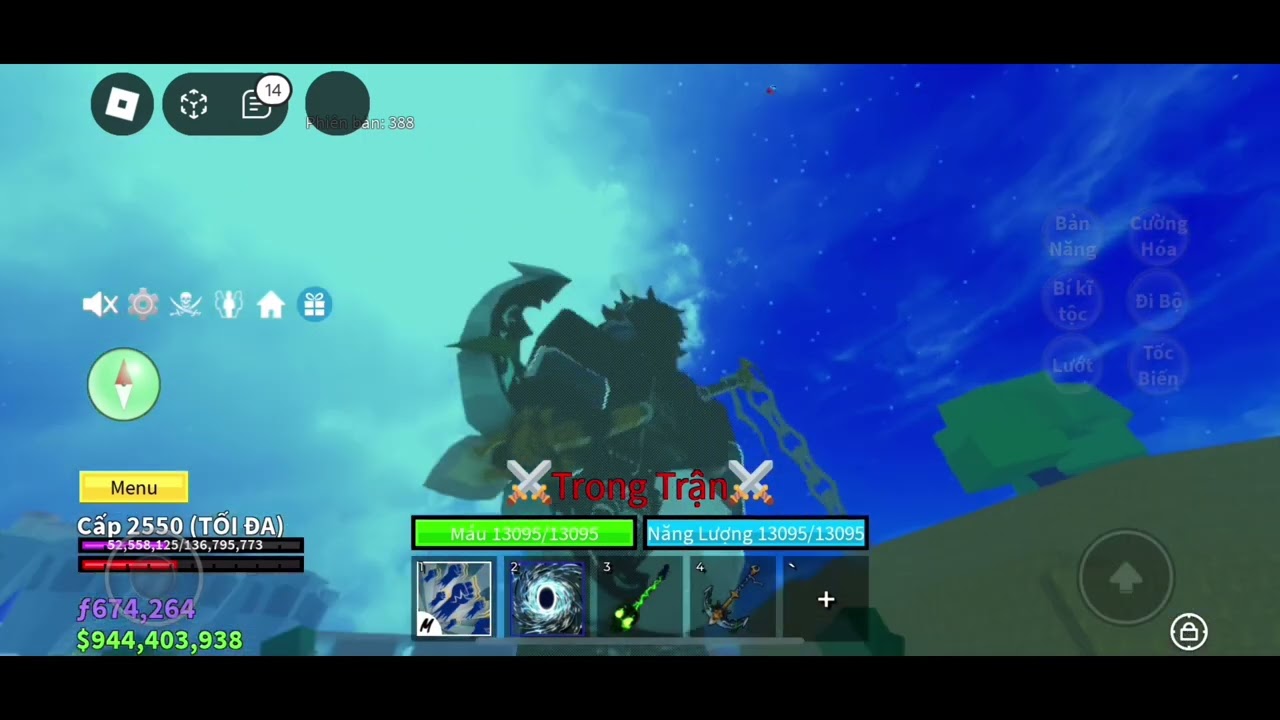 Lười cày lên 10m quá, về sea 2 pvp chill :)