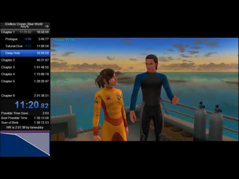 Endless Ocean: Blue World in 1:57:39 - World Record (Emulator, Legacy)