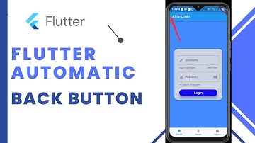 Make Flutter Autogenerated Back Button To Appear In Your App