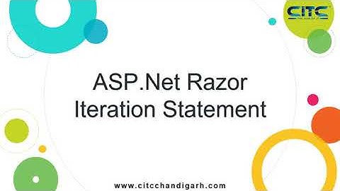 ASP Net MVC Razor Iteration Statement  Calculate Factorial Number  Video Tutorials