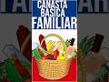 QUE ES LA CANASTA BASICA FAMILIAR?