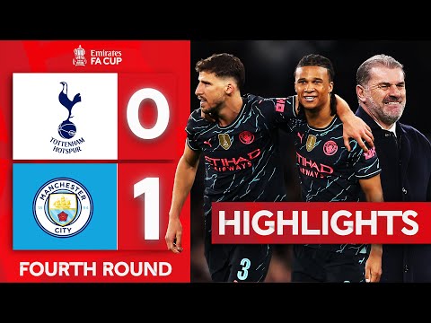 Ake Rescues City Once Again! | Tottenham Hotspur 0-1 Man City | Highlights | Emirates FA Cup 2023-24