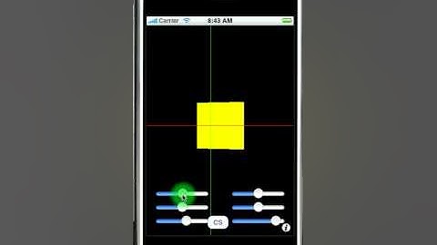 iPhone OpenGL Camera Effects