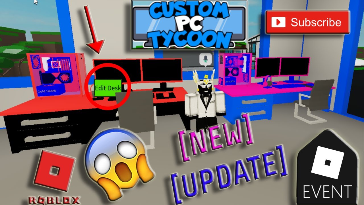 🖥️ NEW UPDATE 🖥️ Desks! Custom PC Tycoon 