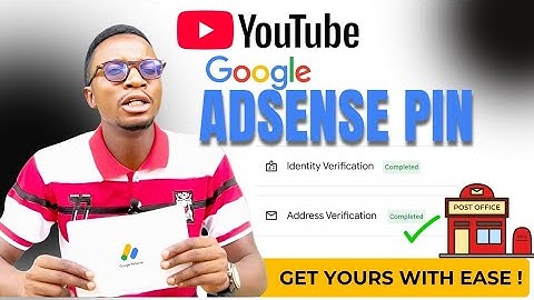 How to Get Google Adsense PIN Easily | Receive PIN at Local Post Office Fast