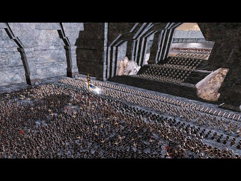 Видео: БИТВА ЗА МОРИЮ - 3000 Гномы Кхазад-Дума VS 12 000 Гоблинов - Cinematic Battle Rise Of Mordor