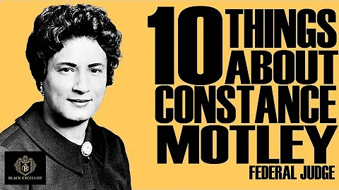 Black Excellist:  Constance Baker Motley - First B...