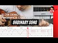 ORDINARY SONG slow demo w/ guitar tab fingerpicking guitar cover (Marc Velasco song)