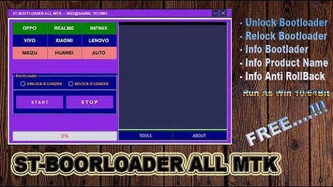 New...!! ST-BootLoader All MTK V.1.0  || Best For BootLoader Working || 2022@GORONTALO