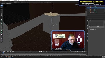 3D Internet - Blender 2.8 - Paintball Arena (WIP)