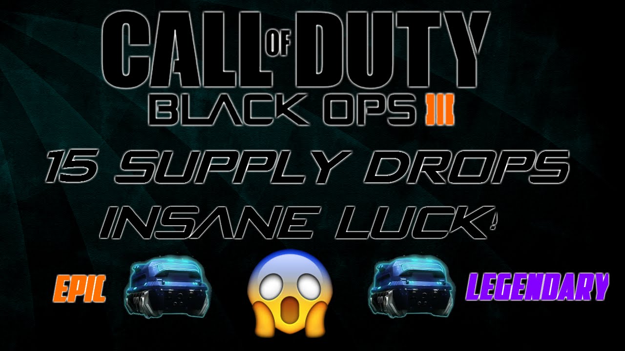 Black Ops 3 - 15 Supply Drops, Insane Luck!