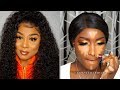 NEUTRAL GLAM MAKE UP TUTORIAL 👩🏽‍🦱💖| MELANIN MAKEUP COMPILATION #2