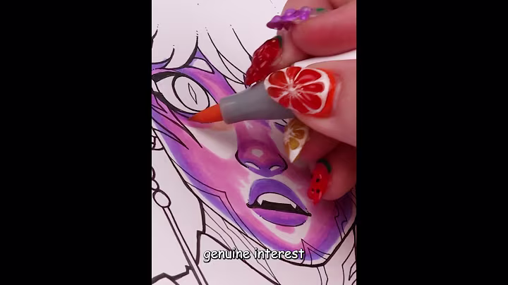 Drawing Baby Saja as a Demon from KPop Demon Hunters