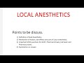 Introduction of Local anesthetics I 10 MCQ for Gpat,Pharmacist &amp; exit exam #pharmacy #pharmacology